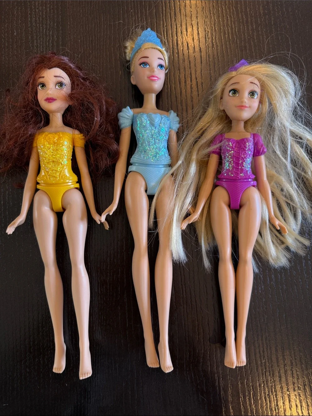 Disney Store Princess Dolls! Belle, Cinderella and Rapunzel!